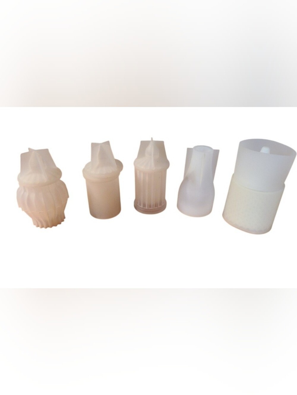 Assorted SILICONE JAR MOLDS AND VASE